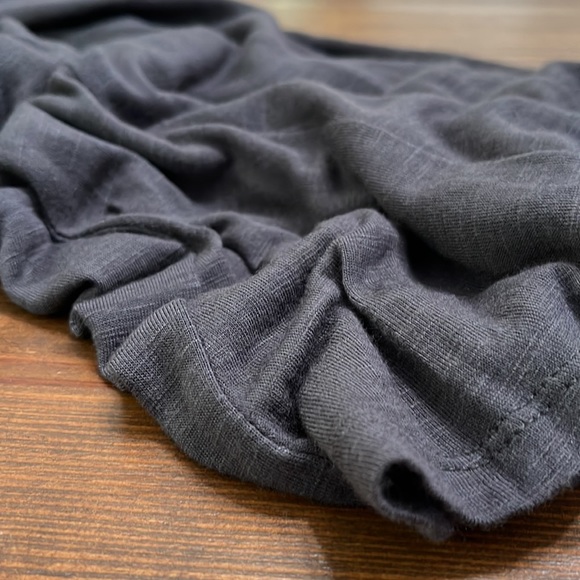 Comme Toi… shirt dress cover-up Dark Gray size Small - Picture 14 of 14